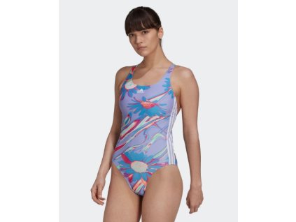 Dámske plavky Adidas HM9295 fialové (Varianta 38)