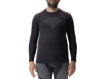 Tričko UYN Evolutyon Baselayer Comfort sivé-červené