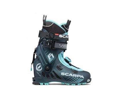 Lyžiarky Scarpa F1 WMN anthracite-aqua 22/23