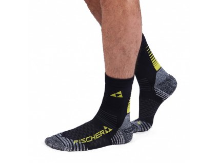 Ponožky Fischer XC Short 2022877 čierno sivé