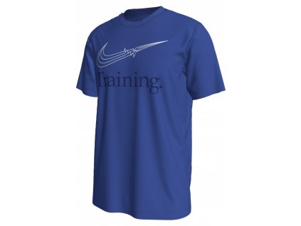 Tričko Nike FJ2477 Dri-Fit Training modré