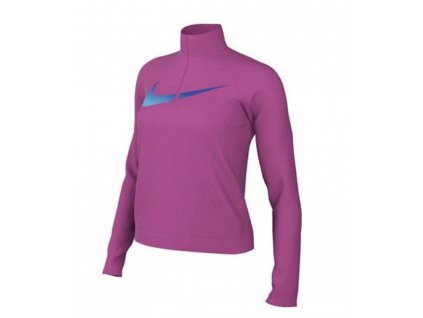 Mikina Nike DX0952 Dri-Fit Swoosh ružová