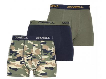 Pánske boxerky O'Neill camo/plain 3-pack