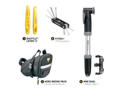 Kapsa Topeak DELUXE KIT 4v1