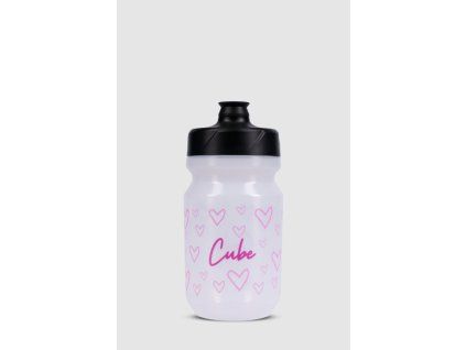 Fľaša Cube Flow 400 KIDS, transparent