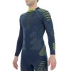 Termo tričko UYN Resilyon Baselayer modré-žlté (Varianta L/XL)