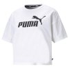 Tričko Puma ESS Cropped Logo tee biele