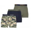 Pánske boxerky O'Neill camo/plain 3-pack