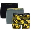 Pánske boxerky O'neill camouflage & plai 3-pack (Varianta S)