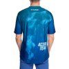 Dres Cube MTB Jersey X ActionTeam Short Sleeve blue'n'green