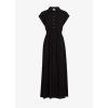 šaty O'Neill Lori Maxi Shirt Dress Black Out