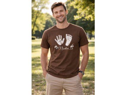 Chocolate tričko s odtlačkami model