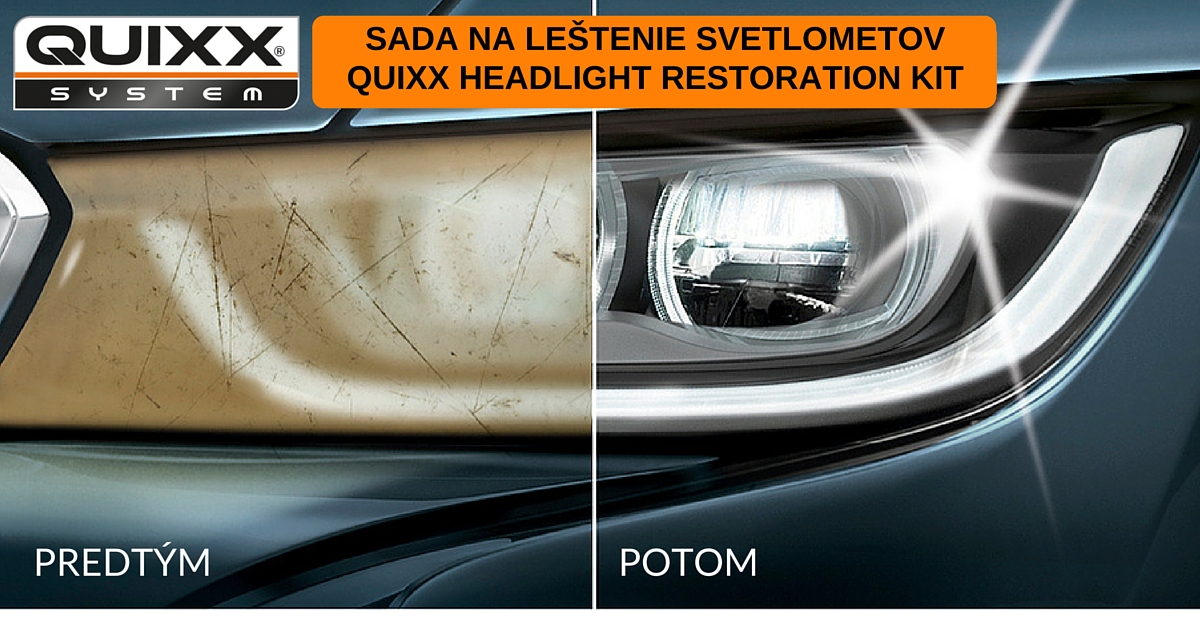 Quixx headlight restoration kit pred a po