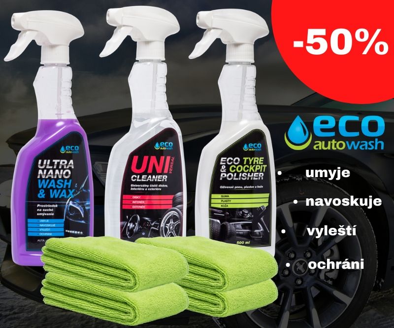 EcoAutoWash autokozmetika na umývanie auta bez vody