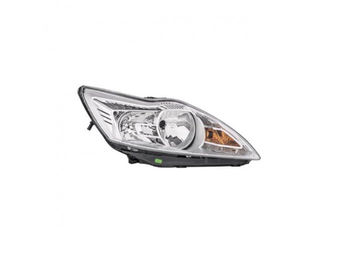 Ford Focus II 2008 - 2011 - predný svetlomet - chróm - halogén
