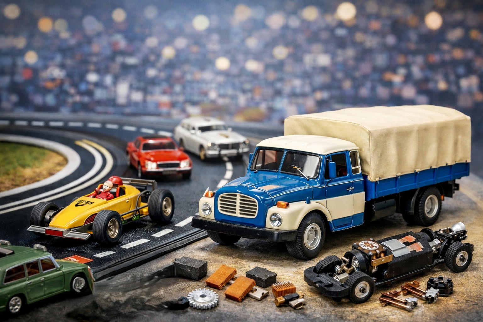 Novinky na eshopu – autodráhy, retro modely a náhradní díly