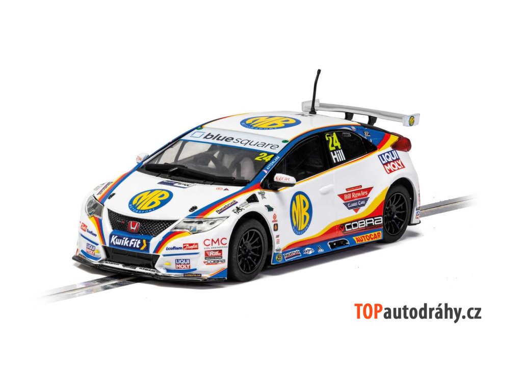 Autíčko Touring SCALEXTRIC C4210 - Honda Civic Type-R NGTC - Jake Hill 2020 (1:32)  SKLAD PRODEJNA !!!