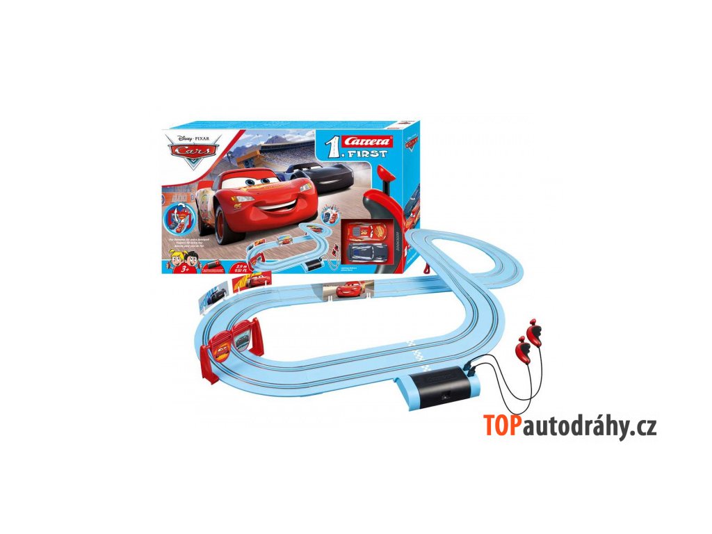 Autodráha Carrera FIRST - 63039 CARS Piston Cup -   www.retro-hrackarna.cz