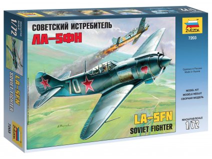 Model Kit letadlo 7203 - Lavotchkin LA-5 FN Soviet Fighter (1:72)