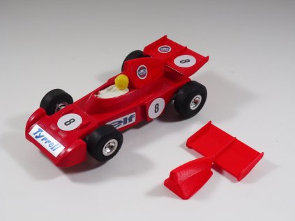 3D TISK Křídlo na Tyrrell - náhrada - červené