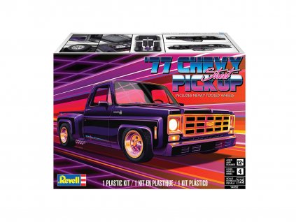 Plastic ModelKit MONOGRAM auto 4552 - 76 Chevy Squarebody Street Truck (1:24)