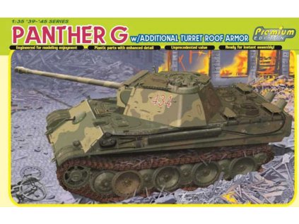 Model Kit tank 6913 - PANTHER G w/TURRET ROOF ARMOR (1:35)