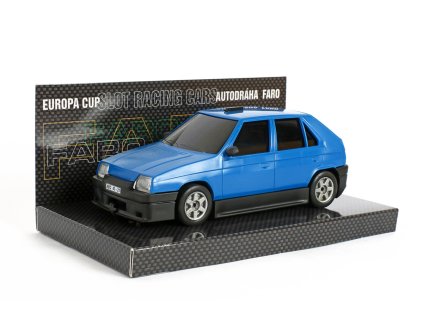 Favorit City, modrý -Model SRC 1:28 - motor 12 OOOotk. -K autodráze ITES, FARO, EuropaCup, Gonio .SKLAD PRODEJNA !!!