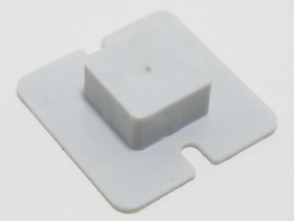 Podstavec podpěrky - šedá hranatá