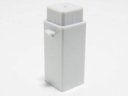 Podpěrka hranatá ulomený zobáček - šedá