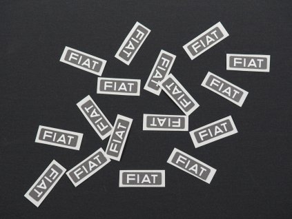 KOPIE SAMOLEPKY NA FIAT RITMO OD ITES ”FIAT” - PAPÍR