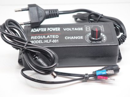 Trafo / Napáječ 3-12V/5A spínaný, regulovatelný "KONCOVKA SAMICE"