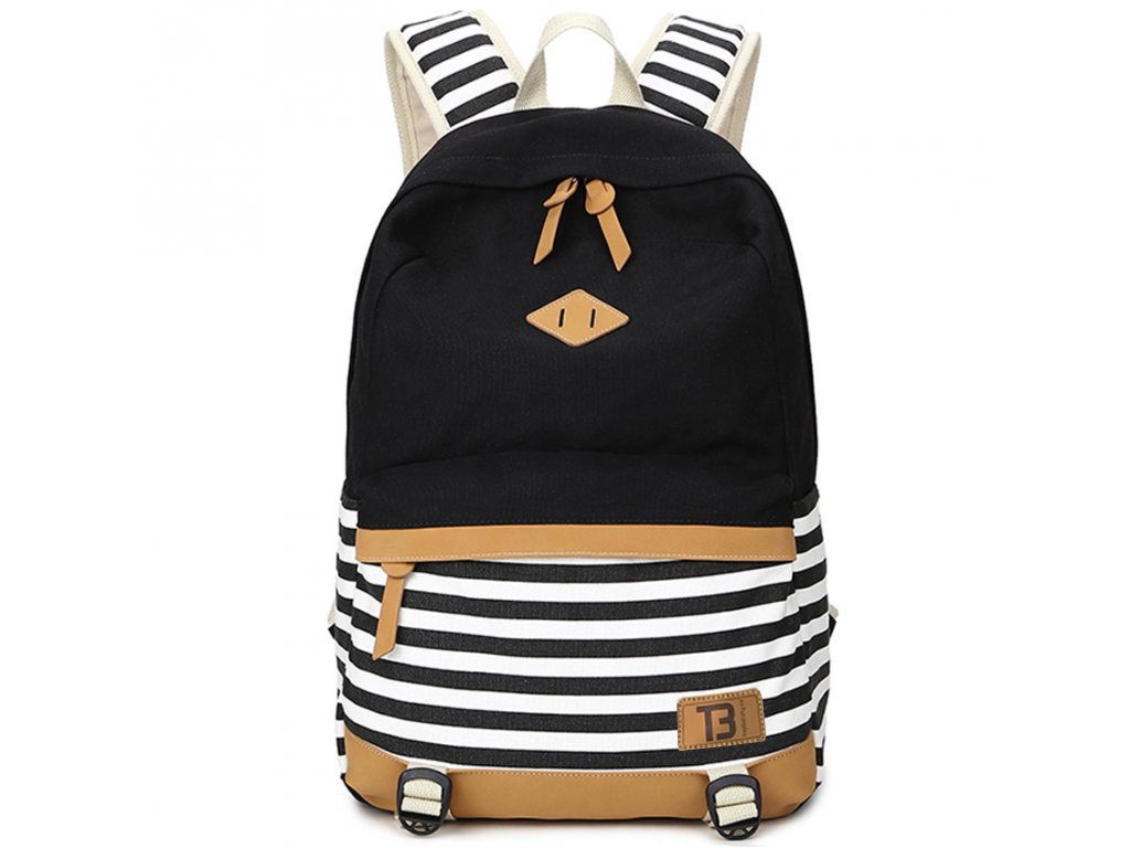 Batoh Canvas TopBags Stripe Černý 21 l - TopBatohy.cz