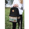 Batoh Canvas TopBags Winter paterrn - Black 17 l