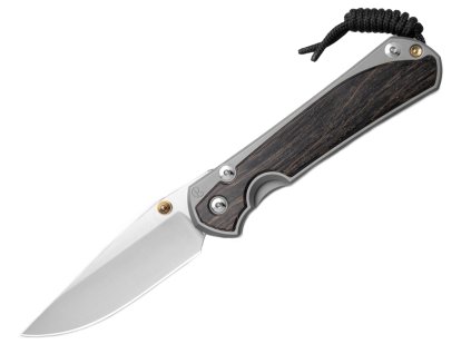 Chris Reeve Large Sebenza 31 Inlay Bog Oak Glass Blasted MagnaCut