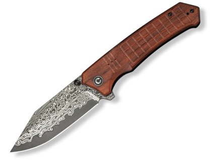 Civivi Tacticorix Guibourtia Wood Damascus Blade C23055-DS1
