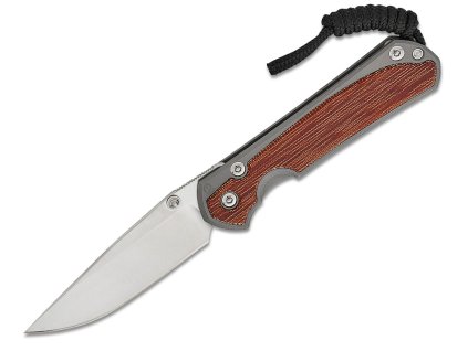 Chris Reeve Small Sebenza 31 Inlay Natural Micarta Glass Blasted MagnaCut