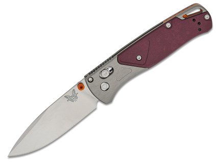 Benchmade Bugout Ash Gray Redstone Aluminium Richlite 535-09