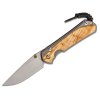 Chris Reeve Large Sebenza 31 Inlay Box Elder Glass Blasted MagnaCut