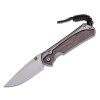 Chris Reeve Large Sebenza 31 Inlay Bog Oak Glass Blasted MagnaCut
