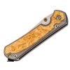 Chris Reeve Small Sebenza 31 Inlay Box Elder Glass Blasted MagnaCut