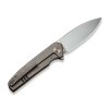 We Knife Shakan Golden Satin Polished Patterned Titanium WE20052C-2