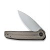 We Knife Shakan Golden Satin Polished Patterned Titanium WE20052C-2