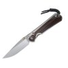 Chris Reeve Large Sebenza 31 Inlay Macassar Ebony Polished MagnaCut L31-1636
