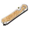 Chris Reeve Large Sebenza 31 Inlay Box Elder Polished MagnaCut L31-1628
