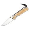 Chris Reeve Large Sebenza 31 Inlay Box Elder Polished MagnaCut L31-1628