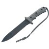 Chris Reeve Green Beret 7" MagnaCut Serrated Black