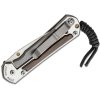 Small Sebenza 31 Inlay Macassar Ebony Polished MagnaCut S31-1636
