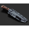 TRC Knives Apocalypse Post Apocalyptic Torched Natural Canvas Micarta