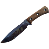 TRC Knives Apocalypse Post Apocalyptic Torched Natural Canvas Micarta