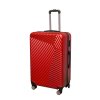 136 velky cestovny kufor na kolieskach squareshine cerveny darcek v hodnote 20 eur